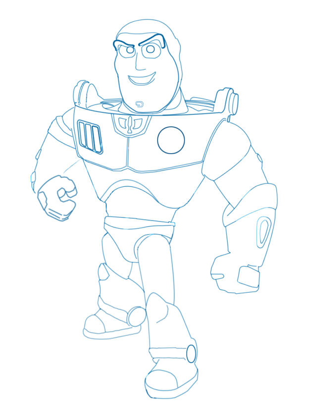 Buzz Lightyear Sketch.