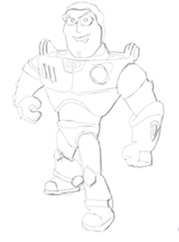 Sketcht Buzz Lightyear